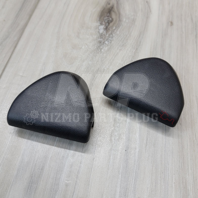 Load image into Gallery viewer, Nissan S14 240sx Front Seat Belt Anchor Cover Set - NizmoPartsPlug