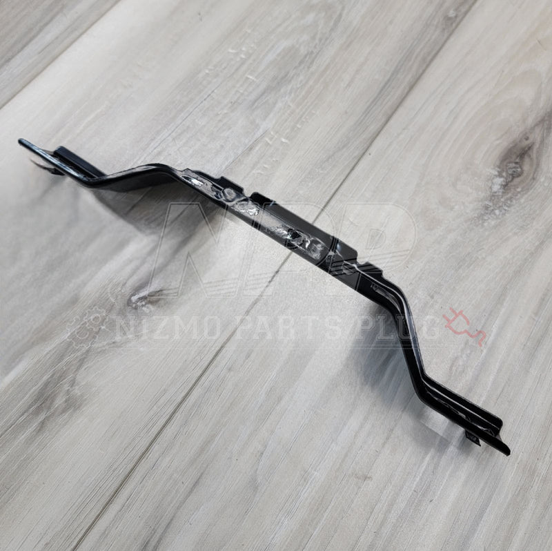 Load image into Gallery viewer, Black metal license plate lamp bracket for Nissan Skyline R34, in good condition.
