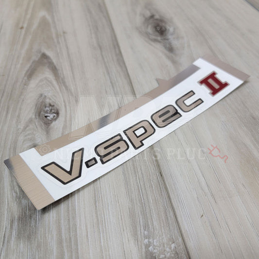 Nissan R34 Skyline GT-R Vspec II Emblem Trunk Decal - NizmoPartsPlug