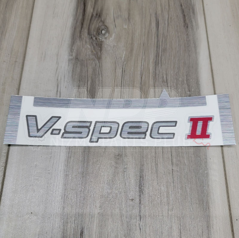 Load image into Gallery viewer, Nissan R34 Skyline GT-R Vspec II Emblem Trunk Decal - NizmoPartsPlug