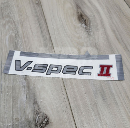 Emblema para el maletero del Nissan R34 Skyline GT-R Vspec II