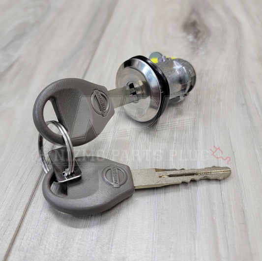 Nissan R34 Skyline Rear Trunk Cylinder Lock Kit (98-00) - NizmoPartsPlug