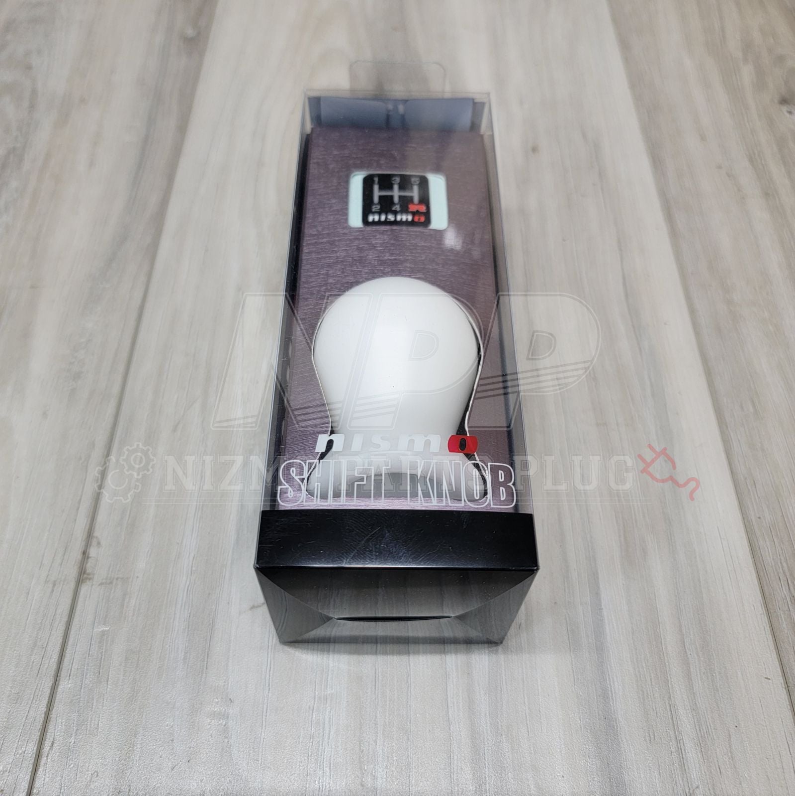 Nismo White Duracon Manual 5-Speed Shift Knob M10x1.25