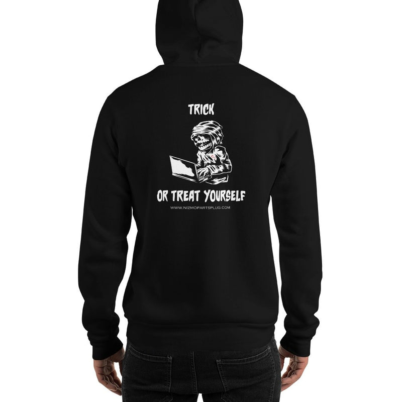 Load image into Gallery viewer, Trick or Treat Yourself Hoodie (Pull-over) - NizmoPartsPlug