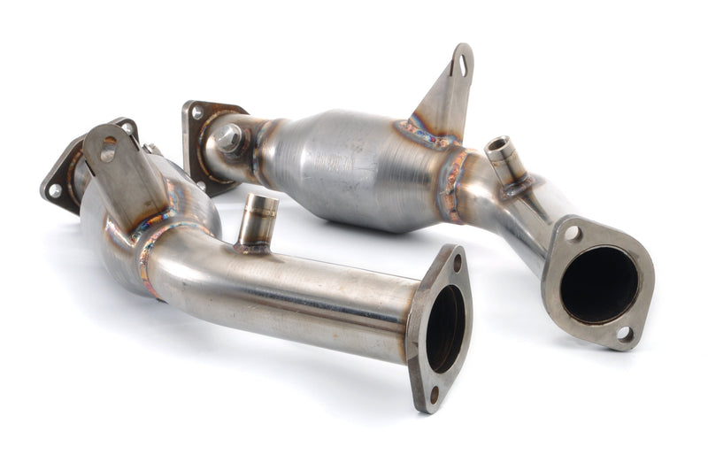 Cargue la imagen en el visor de la galería, Berk Technology Nissan 350Z 03-06, Infiniti G35 Coupe 03-07, G35 Sedan 03-06. Metallic High Flow Cats.

