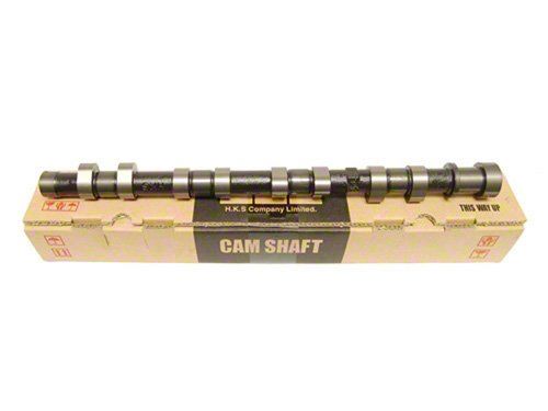 HKS Step 2 black exhaust camshaft for S13-S15 SR20DET engines, new in original branded packaging.