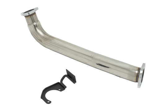 APEXi GT stainless steel frontpipe for R32 Nissan Skyline GTS-4, includes black mounting bracket. New condition.
