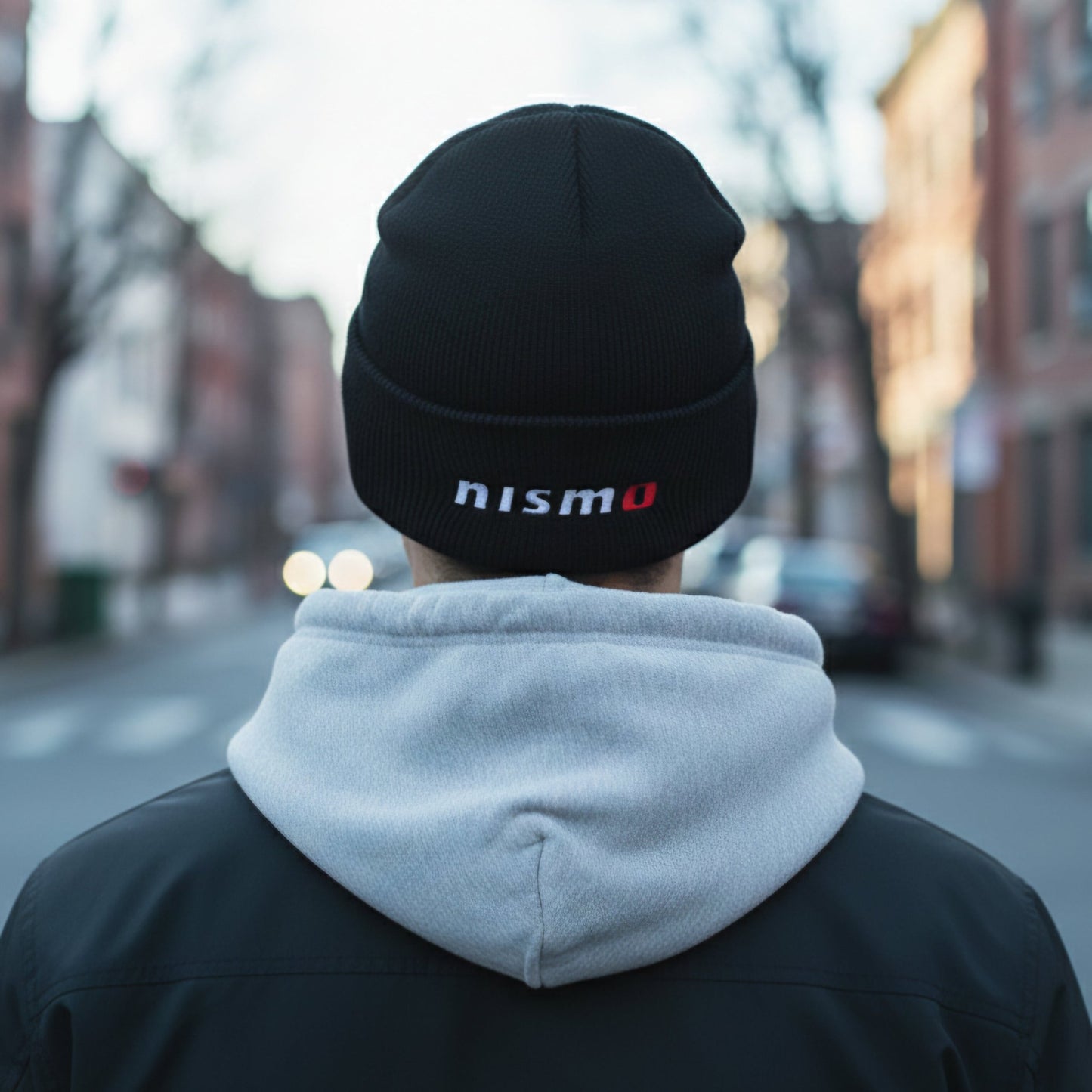 Black Authentic NISMO Beanie Cap - Classic Black Knit Hat Official Nissan Motorsports