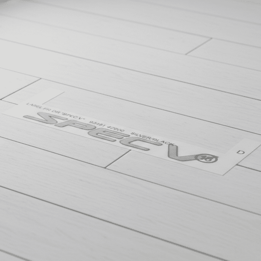 Nissan Sentra Spec-V Decal (B15) - 93491-4Z600