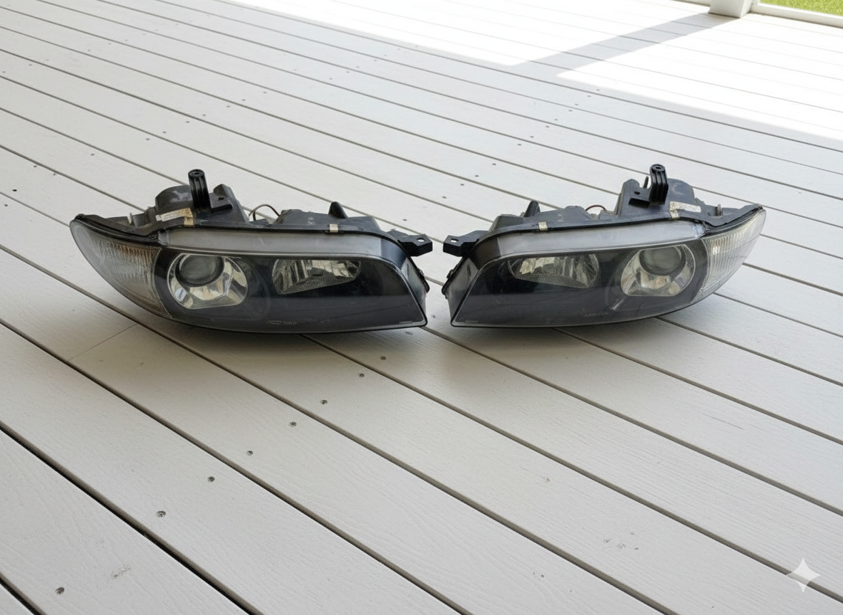 R33 Skyline GTR Series 3 Xenon Headlight Assembly Set