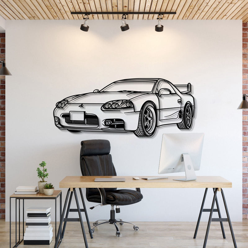 Load image into Gallery viewer, 1999 3000GT Perspective Metal Car Wall Art - MT0455
