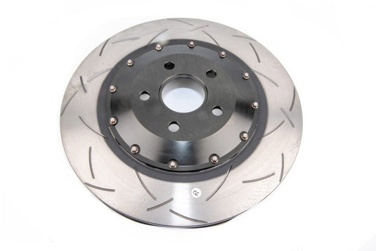 DBA Nissan Skyline (Various) Front Slotted 5000 Series 2 Piece Rotor Assembled w/ Black Hat 5928BLKS