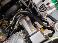 U.P.G Skyline GTR oil filter relocation kit with Greddy oil cooler adapter