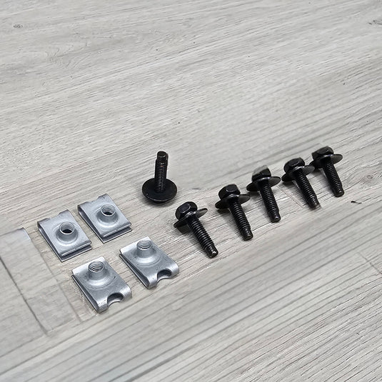 R34 Skyline GTT Engine Lower Undercover Shield Hardware Set - NizmoPartsPlug