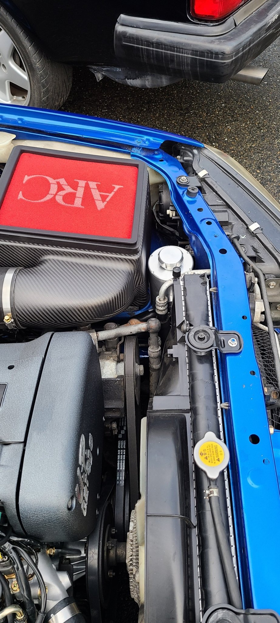 U.P.G RB Single turbo carbon airbox