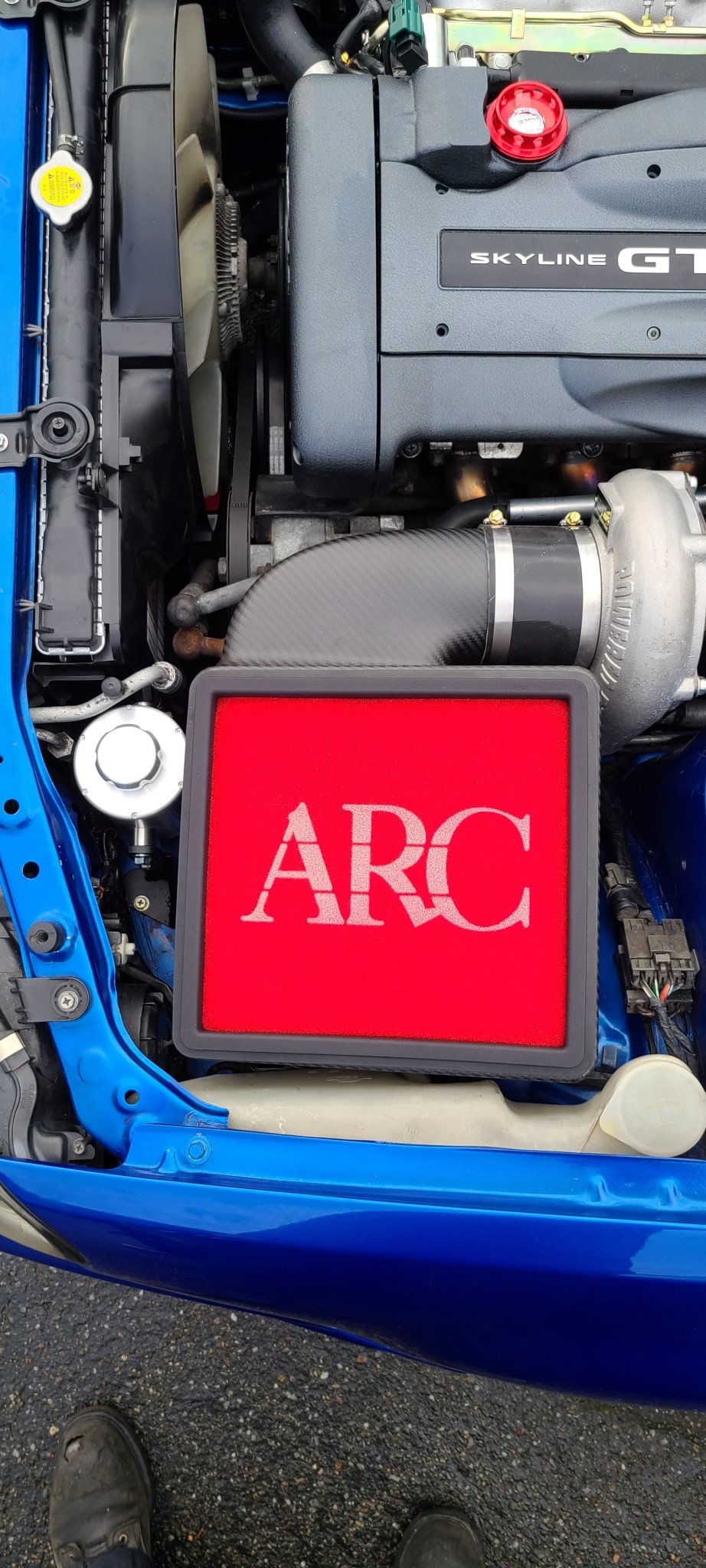 U.P.G RB Single turbo carbon airbox