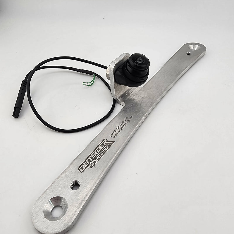 Load image into Gallery viewer, JDM to US License plate adapter bracket with Camera Mount - NizmoPartsPlug
