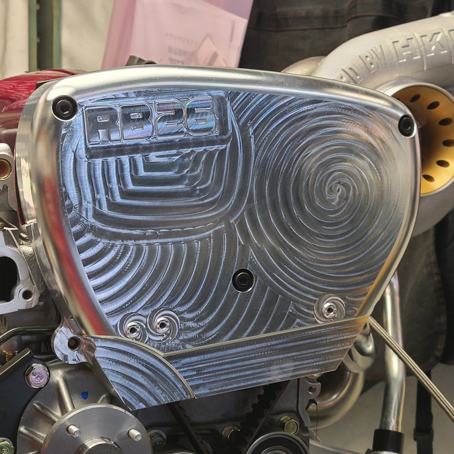 U.P.G. Lightweight billet RB26 front cover (multiple options available)