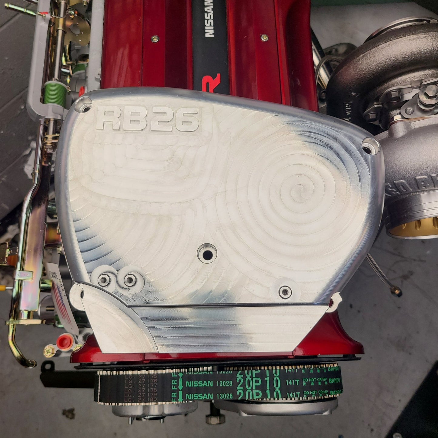 U.P.G. Lightweight billet RB26 front cover (multiple options available)