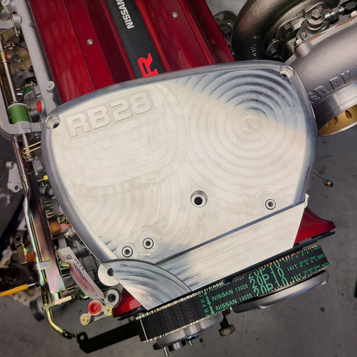 U.P.G. Lightweight billet RB26 front cover (multiple options available)