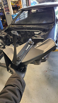 U.P.G R32 GTR oil cooler with carbon ducting -cooler/duct combo-