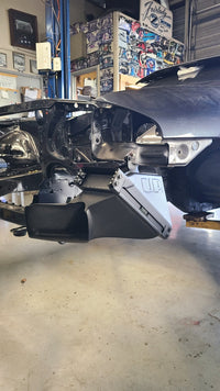 U.P.G R32 GTR oil cooler with carbon ducting -cooler/duct combo-