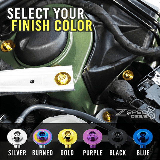 ZSPEC Stage-3 Dress Up Bolts® Fastener Kit for '70-78 Datsun 240z/260z/280z, Titanium