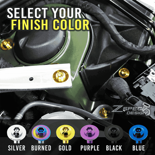 ZSPEC Dress Up Bolts® Fastener Kit, Door Jams Area for Datsun 240/260/280z S30, Titanium