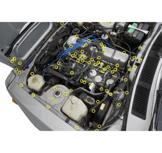 ZSPEC Stage-3 Dress Up Bolts® Fastener Kit for '79-83 Datsun 280zx S130, Stainless & Billet