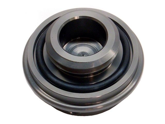 Load image into Gallery viewer, HKS D1 Limited Edition silver oil filler cap for all Mazda models. New, high-quality metallic finish with O-ring seal.
