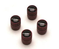 Nissan Nismo Tire Valve Stem Cap Black Set