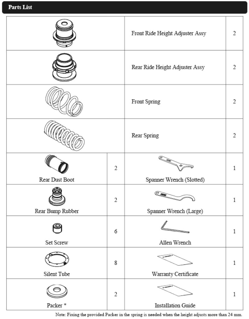 Load image into Gallery viewer, HKS Toyota Supra A90 Adjustable Spring Kit 80280-At001
