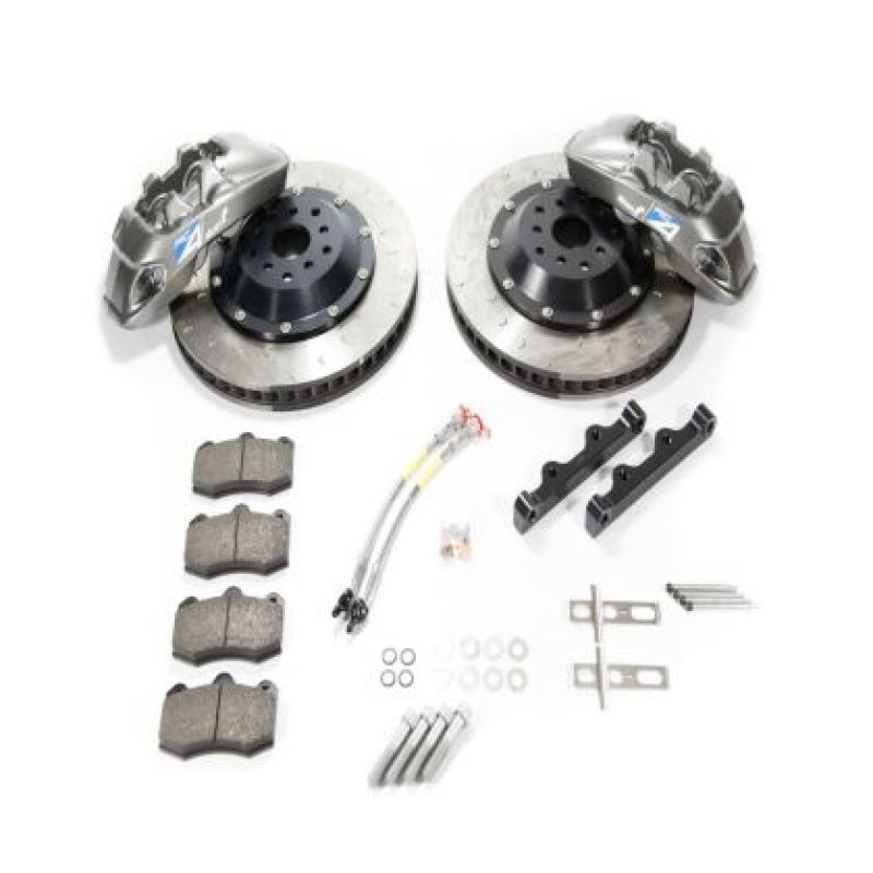 ギャラリービューアに画像をロードする, Alcon 2009+ Nissan GT-R R35 380x33mm Rotor Grey 4 Piston Caliper RC4 Rear Axle Kit BKR6959B04
