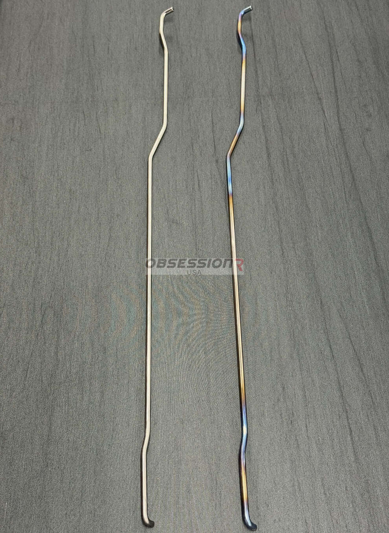 Cargue la imagen en el visor de la galería, Obsession R USA Titanium Hood Prop Nissan Skyline BNR32 BCNR33 BNR34 GTR - NizmoPartsPlug
