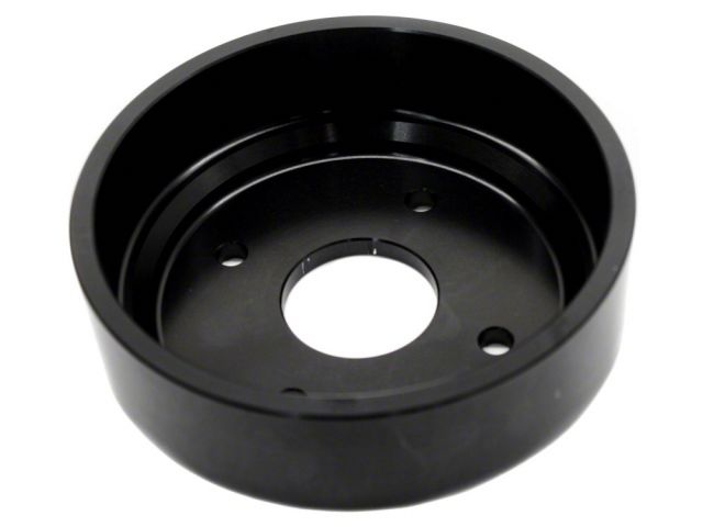 Load image into Gallery viewer, Black aluminum supercharger pulley for HKS GT kit, Nissan 350Z VQ35DE. New condition.
