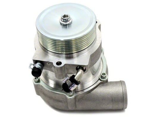 HKS GT supercharger unit for Nissan 350Z VQ35DE. New silver aluminum centrifugal supercharger with pulley.