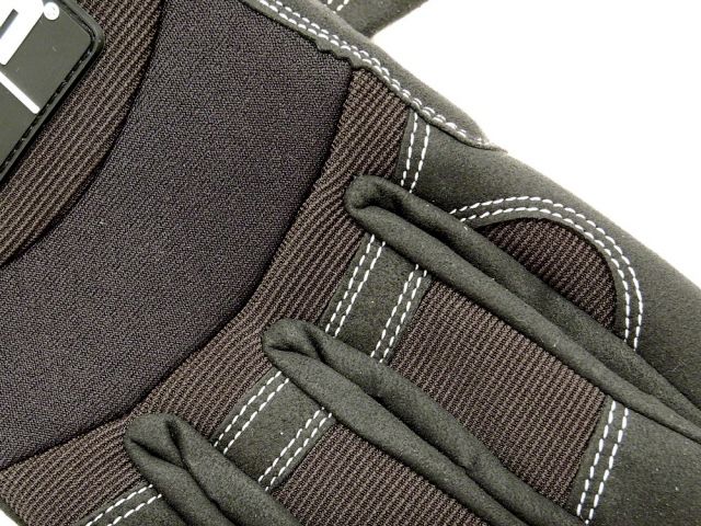 Cargue la imagen en el visor de la galería, HKS Large Black Mechanic Gloves
