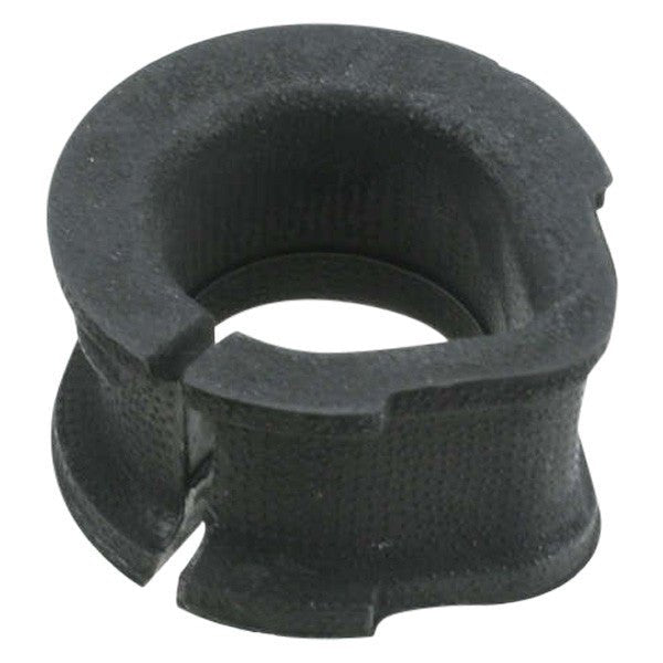 ギャラリービューアに画像をロードする, Black OEM rack bushing for Nissan R34 GTT Skyline, featuring a split-ring design and textured rubber surface.

