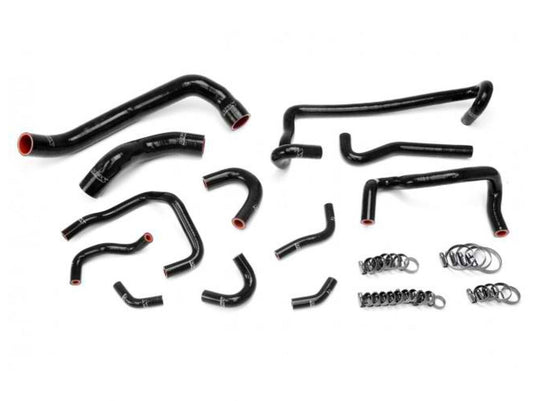 Black silicone radiator and heater hose kit with clamps for Nissan Skyline R32 GTR RB26DETT. New condition.