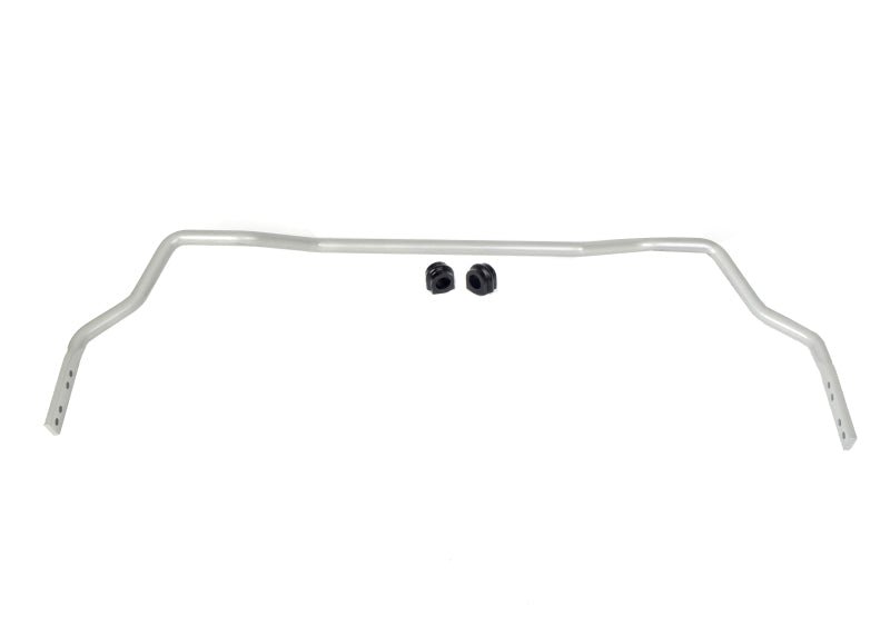 ギャラリービューアに画像をロードする, Whiteline 24mm adjustable silver front sway bar for R33 Nissan Skyline with two black bushings.
