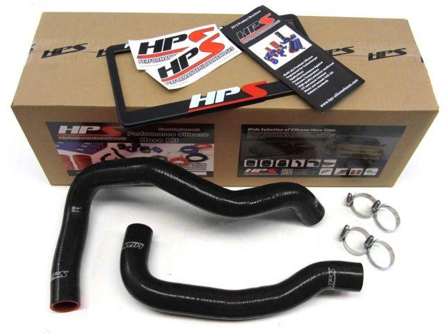 Cargue la imagen en el visor de la galería, HPS Black Reinforced Silicone Radiator Hose Kit Coolant Nissan 89-98 240SX w/ KA
