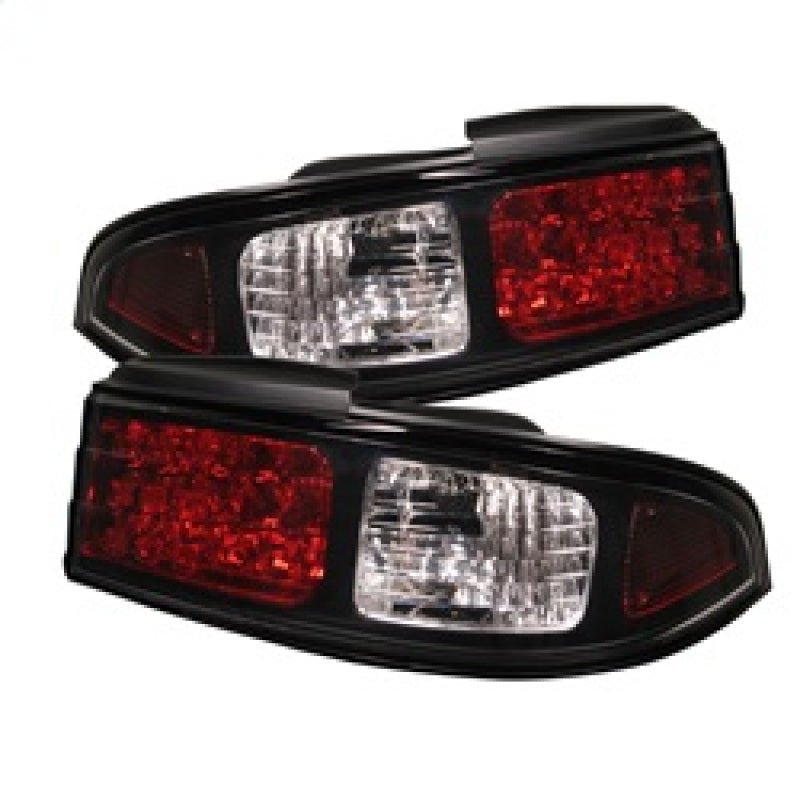 Load image into Gallery viewer, Spyder Nissan 240SX 95-98 LED Tail Lights Black ALT-YD-N240SX95-LED-BK 5006622
