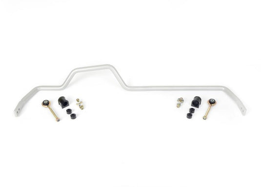Silver Whiteline 24mm rear sway bar with hardware kit for 1990-1994 Nissan Skyline R32 GTR.