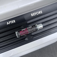 WASH&WHIPS Suzuka 6M Rubber & Plastic Coating for Cars, Restores and Brings Back Black - Concentrated Formula Non-Greasy, 60ml