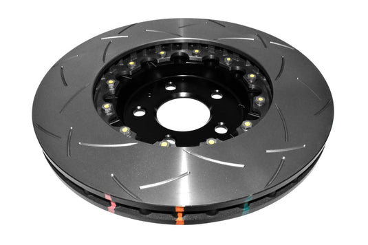 DBA Nissan Skyline (Various) Front Slotted 5000 Series 2 Piece Rotor Assembled w/ Black Hat 5928BLKS