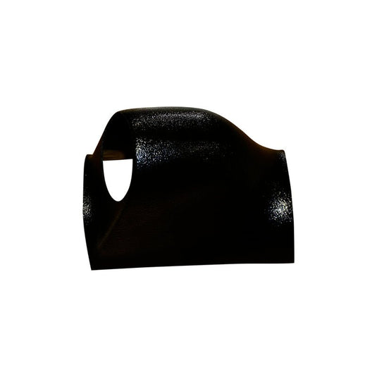 Black textured BLOX Racing single gauge pillar pod for 95-98 Nissan 240SX S14.