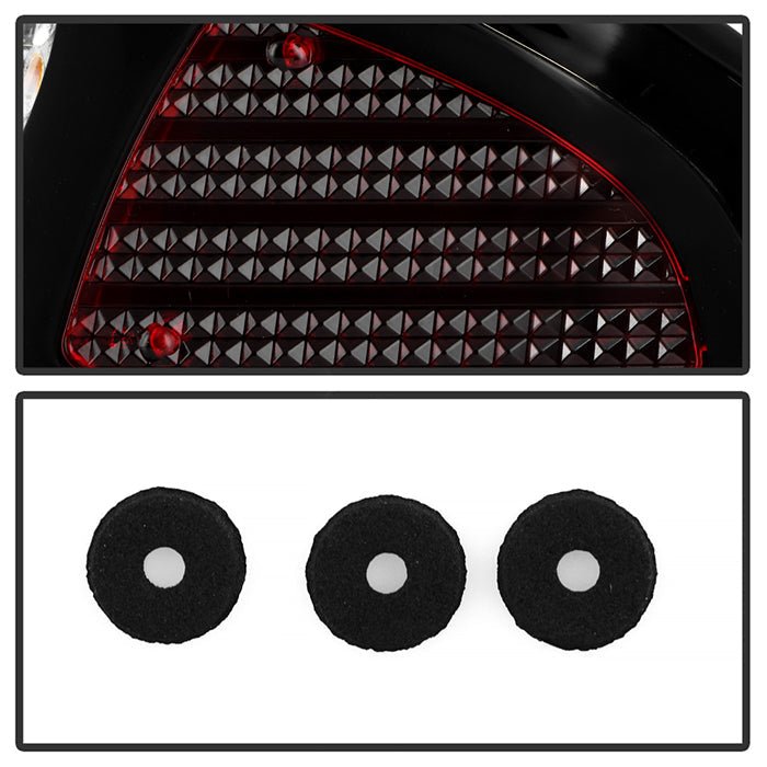 Load image into Gallery viewer, Spyder Nissan 240SX 95-98 LED Tail Lights Black ALT-YD-N240SX95-LED-BK 5006622
