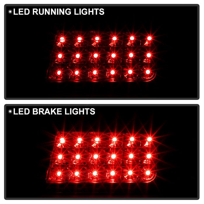 Load image into Gallery viewer, Spyder Nissan 240SX 95-98 LED Tail Lights Black ALT-YD-N240SX95-LED-BK 5006622
