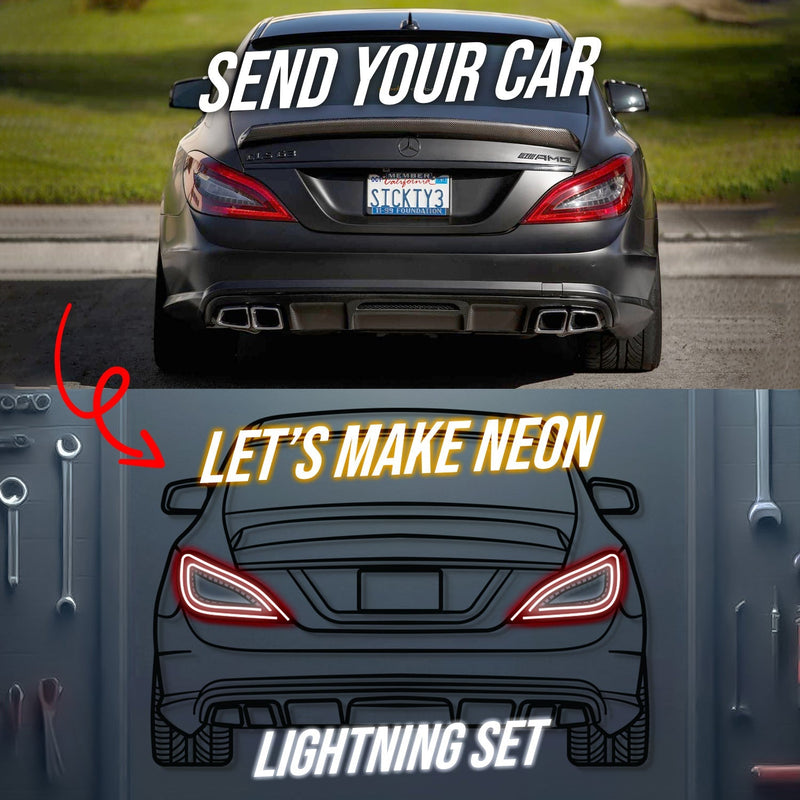 ギャラリービューアに画像をロードする, Your Personalized Metal Neon Car Wall Art - MTN0112
