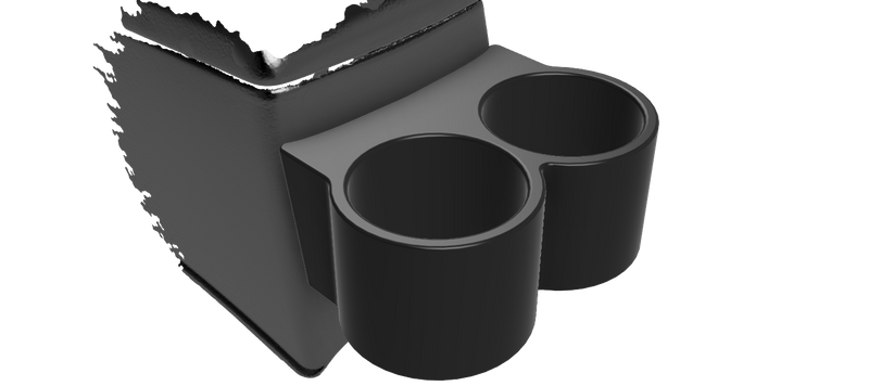 Load image into Gallery viewer, R33 Skyline Rear Console Cupholder – Factory Rear Ashtray Mount
